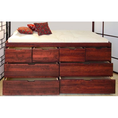 Lit tiroirs MASSAKO 1000