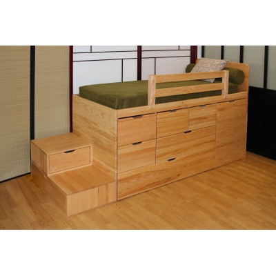 Lit tiroirs MASSAKO 1000